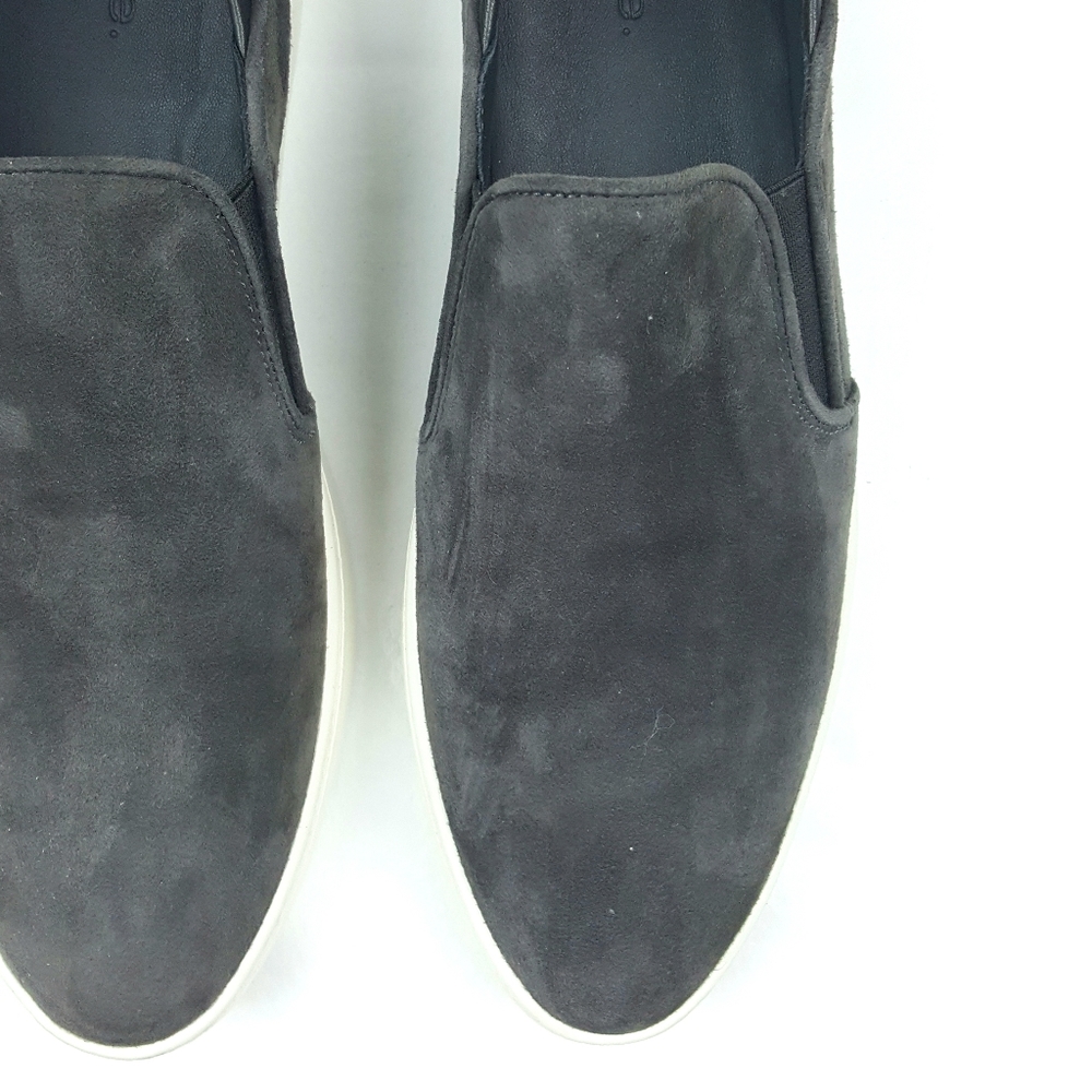 Vince Women's Garvey Suede Leather Slip-On Sneaker - Picture 4 of 7